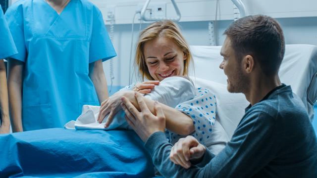 The role of the father in the delivery room